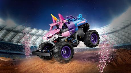 Конструктор LEGO Technic Monster Jam™ Sparkle Smash™ с функцией «Pull-Back» 243 Детали(42220) - фото 6
