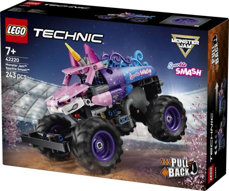 Конструктор LEGO Technic Monster Jam™ Sparkle Smash™ с функцией «Pull-Back» 243 Детали(42220) - фото 7
