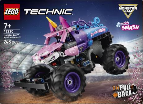 Конструктор LEGO Technic Monster Jam™ Sparkle Smash™ с функцией «Pull-Back» 243 Детали(42220) - фото 8