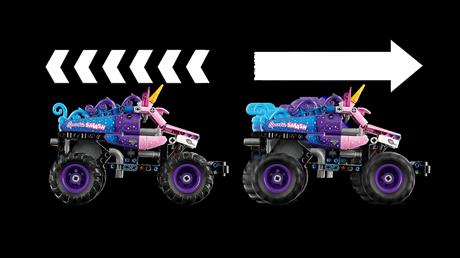 Конструктор LEGO Technic Monster Jam™ Sparkle Smash™ с функцией «Pull-Back» 243 Детали(42220) - фото 11