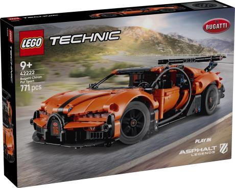 Конструктор LEGO Technic Гіперкар Bugatti Chiron Pur Sport 771 Деталь (42222) - фото 6