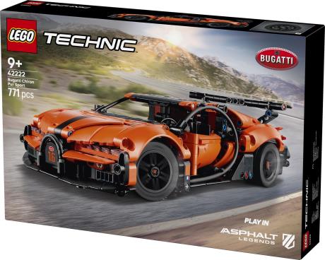 Конструктор LEGO Technic Гіперкар Bugatti Chiron Pur Sport 771 Деталь (42222) - фото 6
