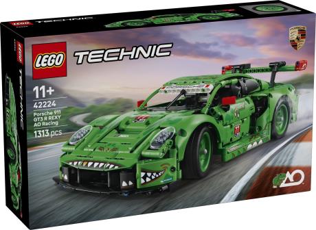 Конструктор LEGO Technic Автомобіль Porsche 911 GT3 R REXY AO Racing 1313 Деталей (42224) - фото 5