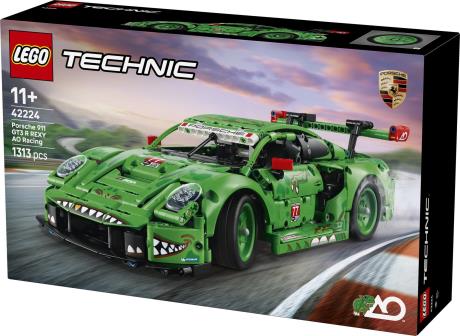 Конструктор LEGO Technic Автомобіль Porsche 911 GT3 R REXY AO Racing 1313 Деталей (42224) - фото 5