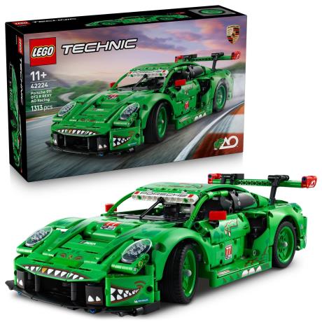 Конструктор LEGO Technic Автомобіль Porsche 911 GT3 R REXY AO Racing 1313 Деталей (42224) - фото 5
