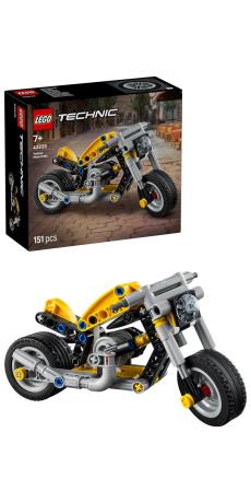 Конструктор LEGO Technic  Жовтий мотоцикл 151 Деталь  (42225) - фото 13