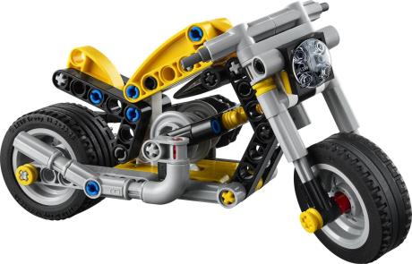 Конструктор LEGO Technic  Жовтий мотоцикл 151 Деталь  (42225) - фото 13