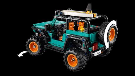 Конструктор LEGO® Technic Внедорожник Jeep® Wrangler Rubicon 723 детали  (42227) - фото 24