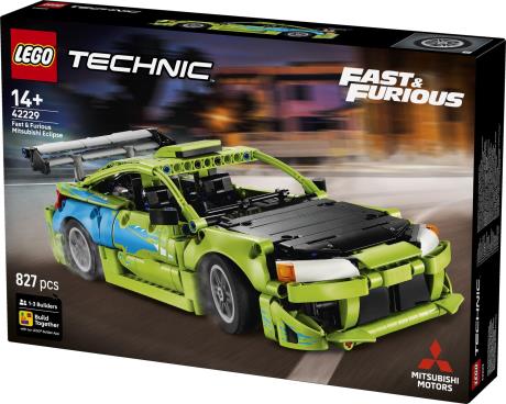 Конструктор LEGO® Technic Форсаж Автомобіль Mitsubishi Eclipse, 827 деталі (42229) - фото 10