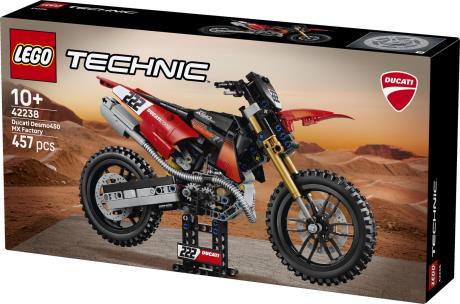 Конструктор LEGO® Technic Мотоцикл Ducati Desmo450 MX Factory (42238) - фото 9