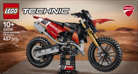 Конструктор LEGO® Technic Мотоцикл Ducati Desmo450 MX Factory (42238) - фото 10