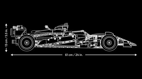 Конструктор LEGO® Technic Автомобіль «Формула-1» Aston Martin Aramco AMR25 (42240) - фото 18