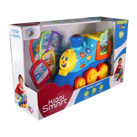 Интерактивная игрушка Kiddi Smart Поезд Смарти украинский и английский (4231T-KS) - фото 2