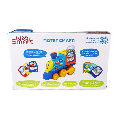 Интерактивная игрушка Kiddi Smart Поезд Смарти украинский и английский (4231T-KS) - фото 3