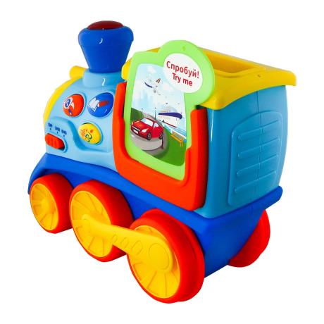 Интерактивная игрушка Kiddi Smart Поезд Смарти украинский и английский (4231T-KS) - фото 5