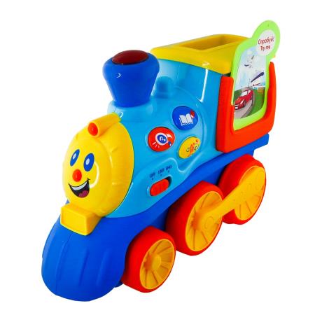 Интерактивная игрушка Kiddi Smart Поезд Смарти украинский и английский (4231T-KS) - фото 0