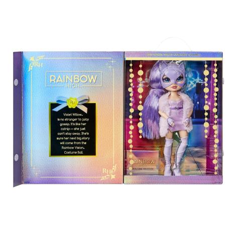 Лялька Rainbow High Маскарад Вайолет Віллоу 28 см з аксесуарами (424857) - фото 4