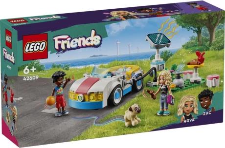 Конструктор LEGO Friends Електромобіль і зарядний пристрій (42609) - фото 0