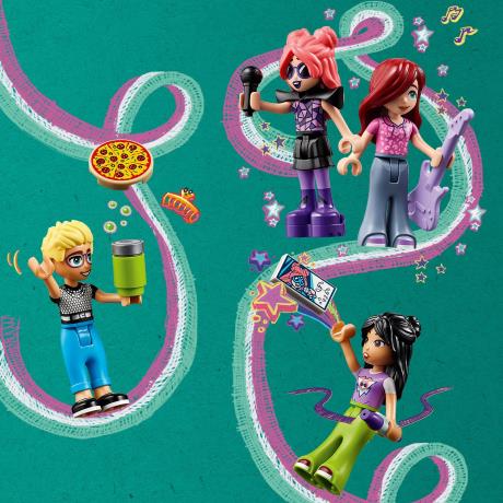 Конструктор LEGO Friends Автобус для музичного туру попзірки 845 деталей (42619) - фото 4