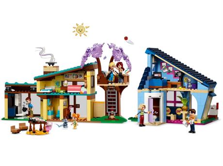Конструктор LEGO Friends Родинні будинки Оллі й Пейслі 1126 деталей (42620) - фото 0