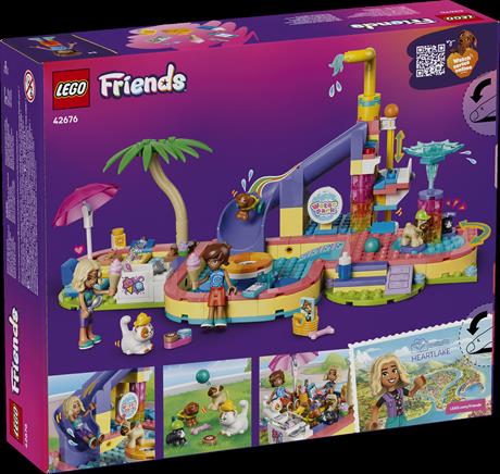 Конструктор LEGO® Friends Веселий день в аквапарку Набір конструктора, 278 деталі (42676) - фото 1