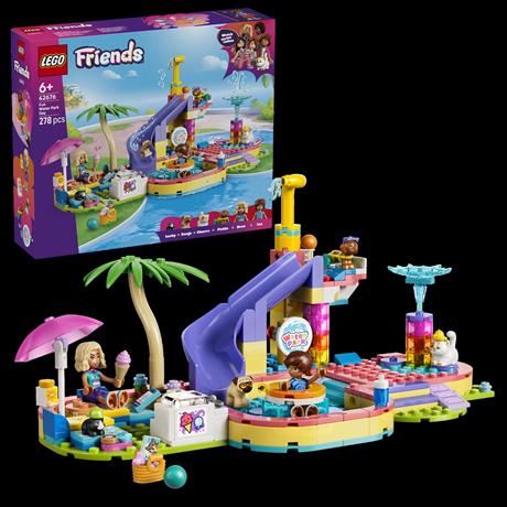 Конструктор LEGO® Friends Веселий день в аквапарку Набір конструктора, 278 деталі (42676) - фото 2