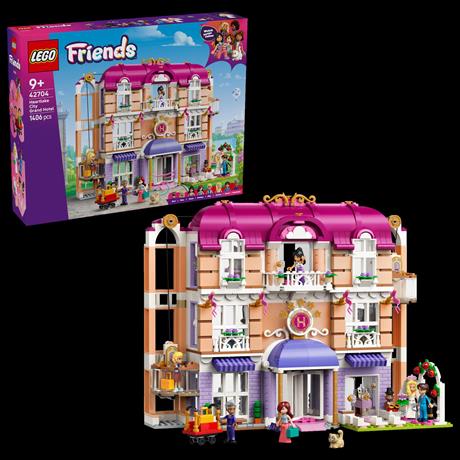 Конструктор LEGO® Friends Гранд-отель в Хартлейк-Сити, 1406 деталей (42704) - фото 1