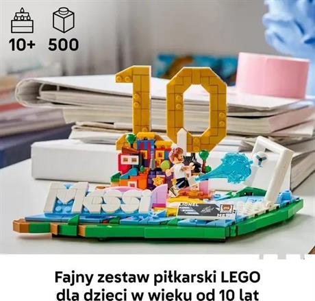 Конструктор LEGO® Editions Ліонель Мессі — найкращі моменти футбольних матчів, 500 деталей (43011) - фото 2