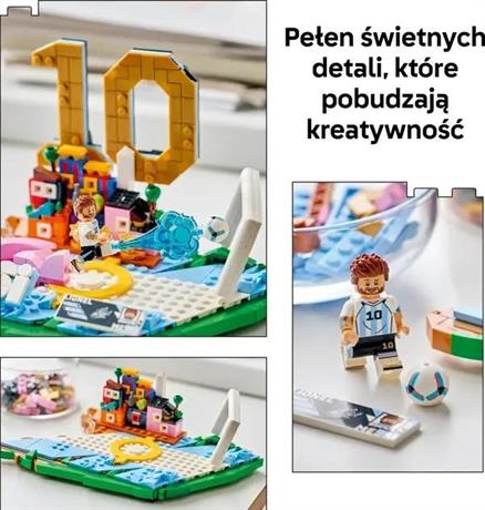 Конструктор LEGO® Editions Ліонель Мессі — найкращі моменти футбольних матчів, 500 деталей (43011) - фото 3