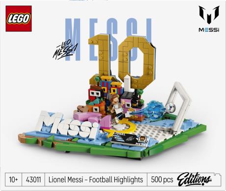 Конструктор LEGO® Editions Ліонель Мессі — найкращі моменти футбольних матчів, 500 деталей (43011) - фото 5