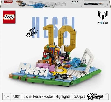 Конструктор LEGO® Editions Ліонель Мессі — найкращі моменти футбольних матчів, 500 деталей (43011) - фото 0