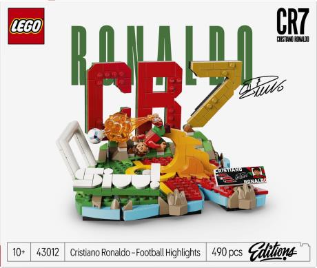 Конструктор LEGO® Editions Кріштіану Роналду — найкращі моменти футбольних матчів, 490 деталей (43012) - фото 8