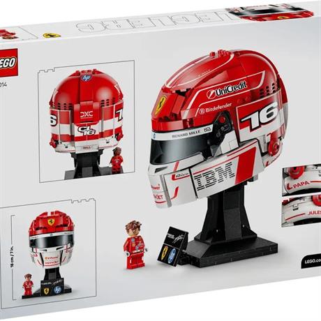 Конструктор LEGO® Editions Шолом Шарля Леклера з команди Scuderia Ferrari HP, 886 деталей  (43014) - фото 1