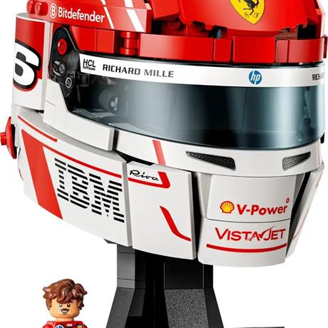 Конструктор LEGO® Editions Шолом Шарля Леклера з команди Scuderia Ferrari HP, 886 деталей  (43014) - фото 2