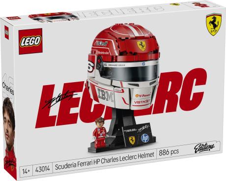 Конструктор LEGO® Editions Шолом Шарля Леклера з команди Scuderia Ferrari HP, 886 деталей  (43014) - фото 4