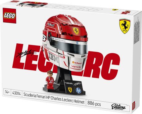 Конструктор LEGO® Editions Шолом Шарля Леклера з команди Scuderia Ferrari HP, 886 деталей  (43014) - фото 4