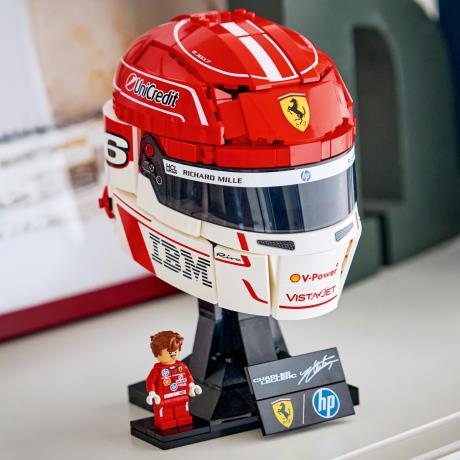 Конструктор LEGO® Editions Шолом Шарля Леклера з команди Scuderia Ferrari HP, 886 деталей  (43014) - фото 4