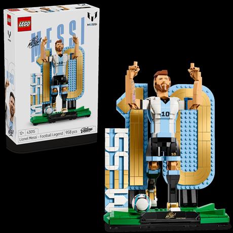 Конструктор LEGO® Editions Ліонель Мессі — легенда футболу, 958 деталей (43015) - фото 1