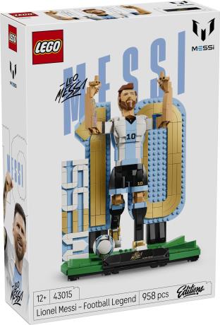 Конструктор LEGO® Editions Ліонель Мессі — легенда футболу, 958 деталей (43015) - фото 0