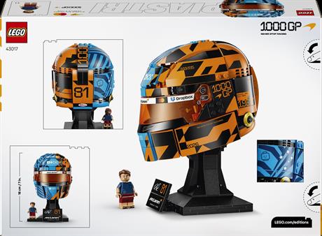 Конструктор LEGO® Editions Шлем Оскара Піастрі з команди McLaren, 793 деталі (43017) - фото 3