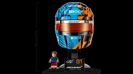 Конструктор LEGO® Editions Шлем Оскара Піастрі з команди McLaren, 793 деталі (43017) - фото 11
