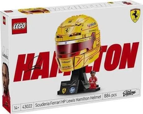 Конструктор LEGO® Editions Шолом Льюїса Гамільтона з команди Scuderia Ferrari HP, 884 деталей  (43022) - фото 1