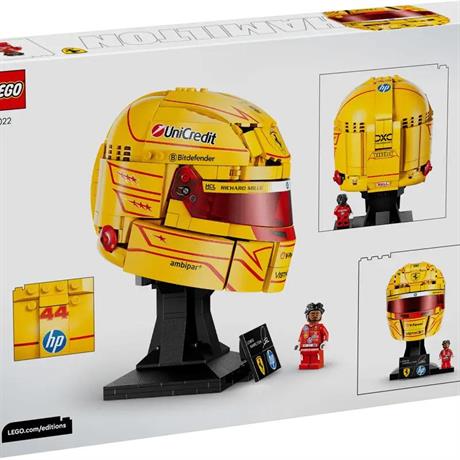 Конструктор LEGO® Editions Шолом Льюїса Гамільтона з команди Scuderia Ferrari HP, 884 деталей  (43022) - фото 5