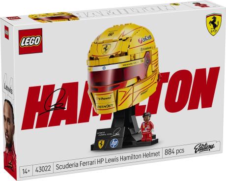 Конструктор LEGO® Editions Шолом Льюїса Гамільтона з команди Scuderia Ferrari HP, 884 деталей  (43022) - фото 7