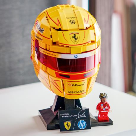 Конструктор LEGO® Editions Шолом Льюїса Гамільтона з команди Scuderia Ferrari HP, 884 деталей  (43022) - фото 7