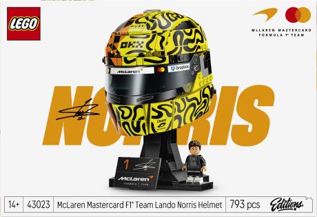 Конструктор LEGO® Editions Шлем Ландо Норриса з команди McLaren, 793 деталі (43023) - фото 8
