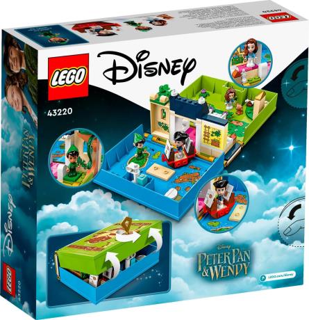 Конструктор LEGO Disney Classic Книга пригод Пітера Пена та Венді 111 деталей (43220) - фото 0