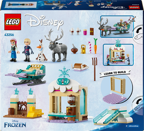 Конструктор LEGO Disney Холодное сердце Приключения Анны на санях 192 детали (43256) - фото 3