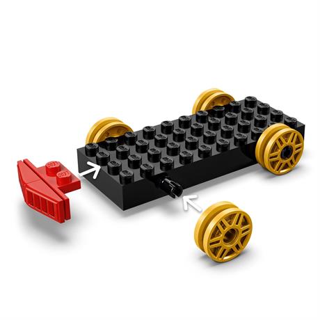 Конструктор LEGO Disney та Pixar Святкування з Історії Іграшок потяг і авто для перегонів 206 деталей (43264) - фото 3