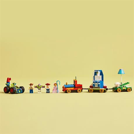 Конструктор LEGO Disney та Pixar Святкування з Історії Іграшок потяг і авто для перегонів 206 деталей (43264) - фото 7